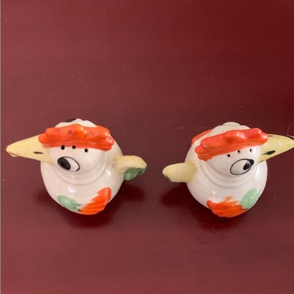 rooster salt and pepper shakers - original cork bottom - made in Japan - Picture 8 of 8